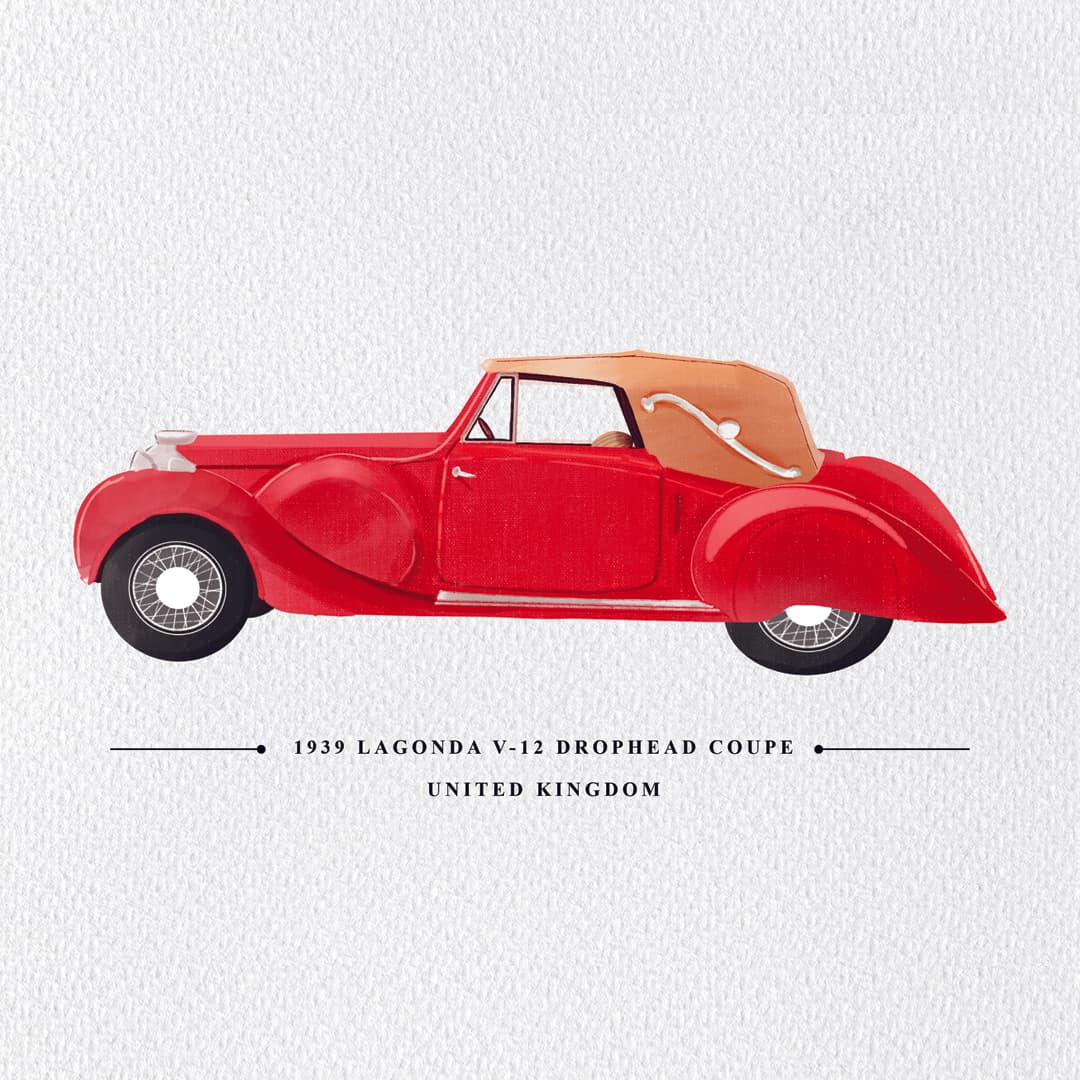 1939 Lagonda V-12 Drophead Coupe